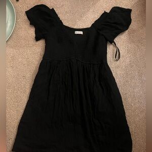 Hollister SHORT-SLEEVE CINCH BUST SKORT DRESS